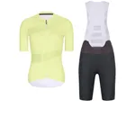 RIVANELLE Cyklistický krátky dres a krátke nohavice - GLAMOR - antracitová/žltá RIVANELLE Cyklistický krátky dres a krátke nohavice - GLAMOR - antracitová/žltá