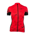 HAVEN Cyklistický dres s krátkym rukávom - SKINFIT NEO WOMEN - červená/čierna HAVEN Cyklistický dres s krátkym rukávom - SKINFIT NEO WOMEN - červená/čierna