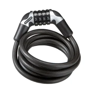 KRYPTONITE zámok na bicykel - KRYPTOFLEX 1018 - čierna KRYPTONITE zámok na bicykel - KRYPTOFLEX 1018 - čierna