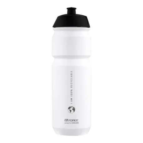 Fľaša na bicykel FORCE BIO EARTH 0,75 l, white-gray Fľaša na bicykel FORCE BIO EARTH 0,75 l, white-gray