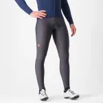 CASTELLI Cyklistické nohavice dlhé s trakmi - ESPRESSO - šedá CASTELLI Cyklistické nohavice dlhé s trakmi - ESPRESSO - šedá