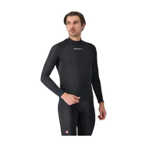 CASTELLI Cyklistické tričko s dlhým rukávom - FLANDERS 2 LONG - čierna CASTELLI Cyklistické tričko s dlhým rukávom - FLANDERS 2 LONG - čierna