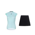 RIVANELLE krátky dres a sukňa - FLAIR - čierna/svetlo modrá RIVANELLE krátky dres a sukňa - FLAIR - čierna/svetlo modrá