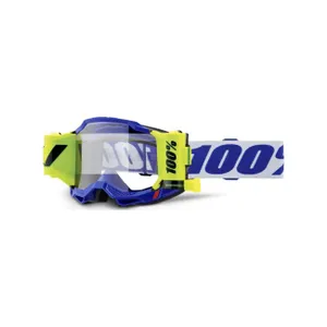 100% SPEEDLAB Cyklistické okuliare - ACCURI 2 FORECAST - modrá/biela/žltá 100% SPEEDLAB Cyklistické okuliare - ACCURI 2 FORECAST - modrá/biela/žltá