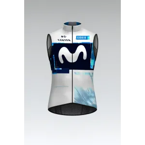 GOBIK Cyklistická vesta - PLUS 2.0 MOVISTAR TEAM 2025 - biela/modrá/svetlo modrá GOBIK Cyklistická vesta - PLUS 2.0 MOVISTAR TEAM 2025 - biela/modrá/svetlo modrá