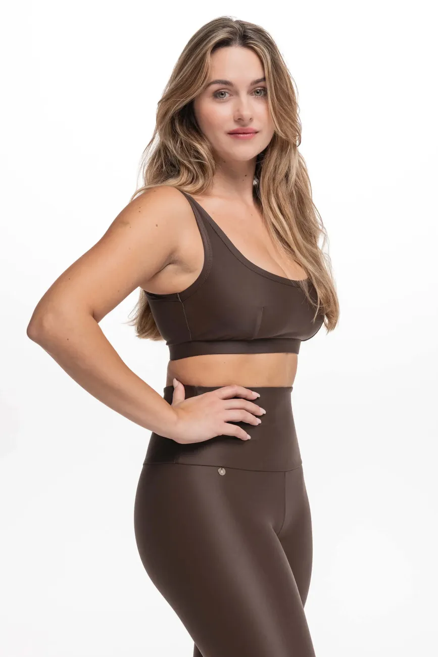 ATHLEEYA Podprsenka - COMFORT MATTE - hnedá ATHLEEYA Podprsenka - COMFORT MATTE - hnedá