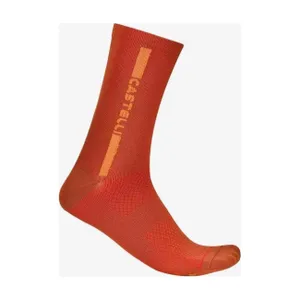 CASTELLI Cyklistické ponožky klasické - LINEA LOGO 15 - červená CASTELLI Cyklistické ponožky klasické - LINEA LOGO 15 - červená