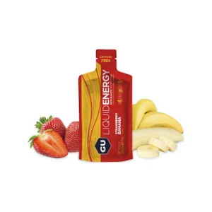 GU Cyklistická výživa - LIQUID ENERGY GEL 60 G STRAWBERRY/BANANA GU Cyklistická výživa - LIQUID ENERGY GEL 60 G STRAWBERRY/BANANA