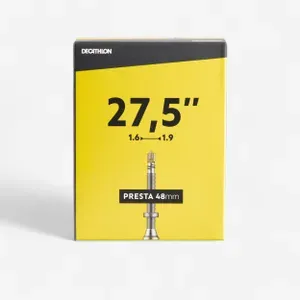 Športy > Cyklistika > Plášte a duše na bicykle > Cyklistické duše a ventily - Duša Gravel 27,5 × 1,6-1,9 " ventil Presta so závitom Športy > Cyklistika > Plášte a duše na bicykle > Cyklistické duše a ventily - Duša Gravel 27,5 × 1,6-1,9 " ventil Presta so závitom