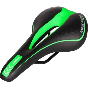 Šport a outdoor | Cyklistika | Diely a komponenty | Sedadlá - Merco Race 1.0, čierno-zelená, 1 ks Šport a outdoor | Cyklistika | Diely a komponenty | Sedadlá - Merco Race 1.0, čierno-zelená, 1 ks