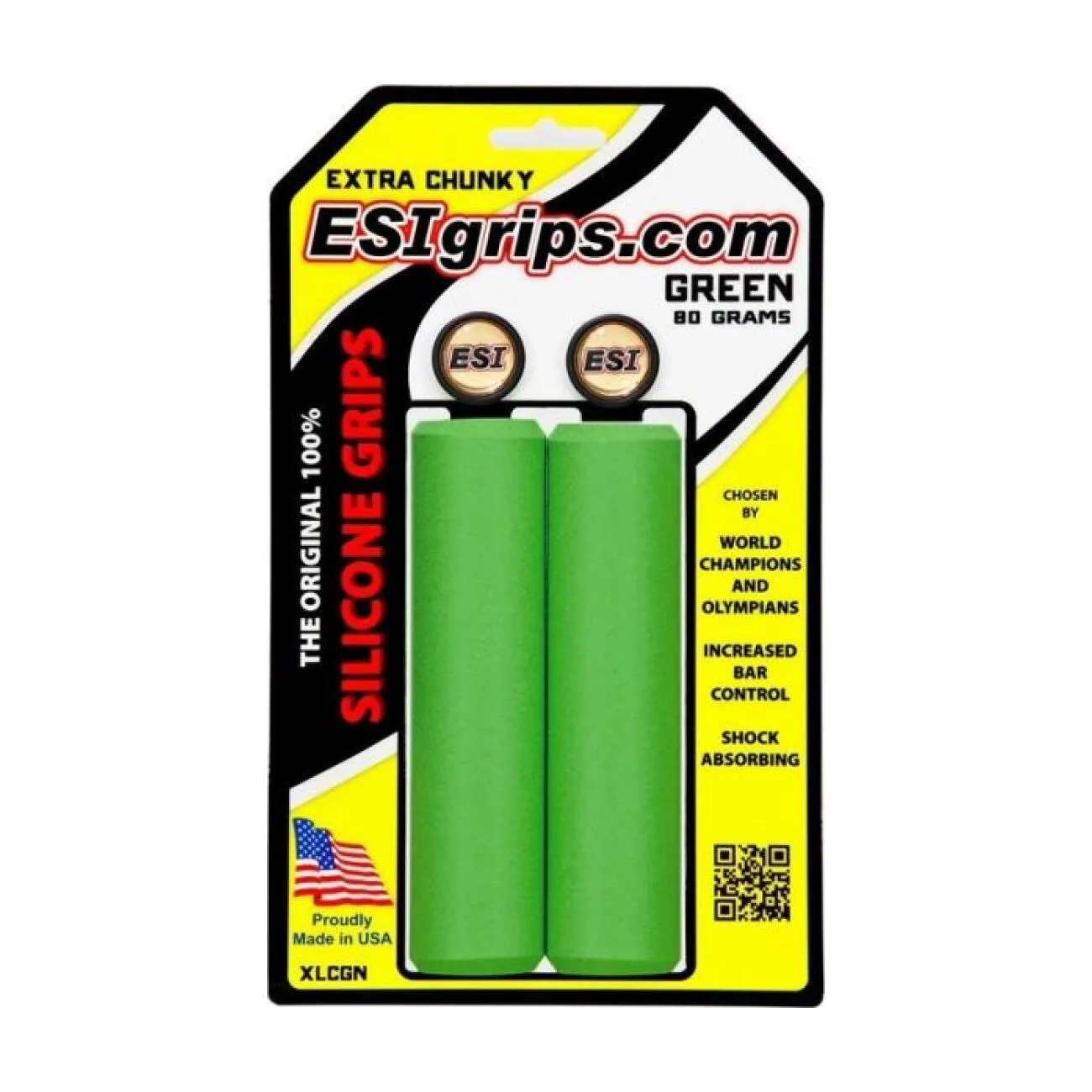 ESIGRIPS gripy - ESI EXTRA CHUNKY - zelená ESIGRIPS gripy - ESI EXTRA CHUNKY - zelená