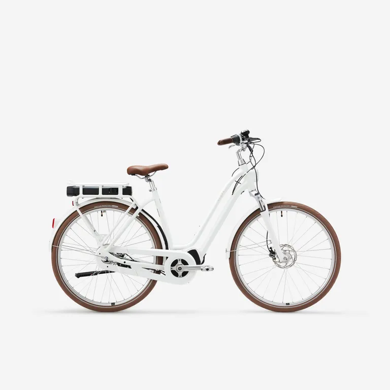 Mestský bicykel - Inteligentný mestský elektrobicykel Elops 920 E Connect biely Mestský bicykel - Inteligentný mestský elektrobicykel Elops 920 E Connect biely