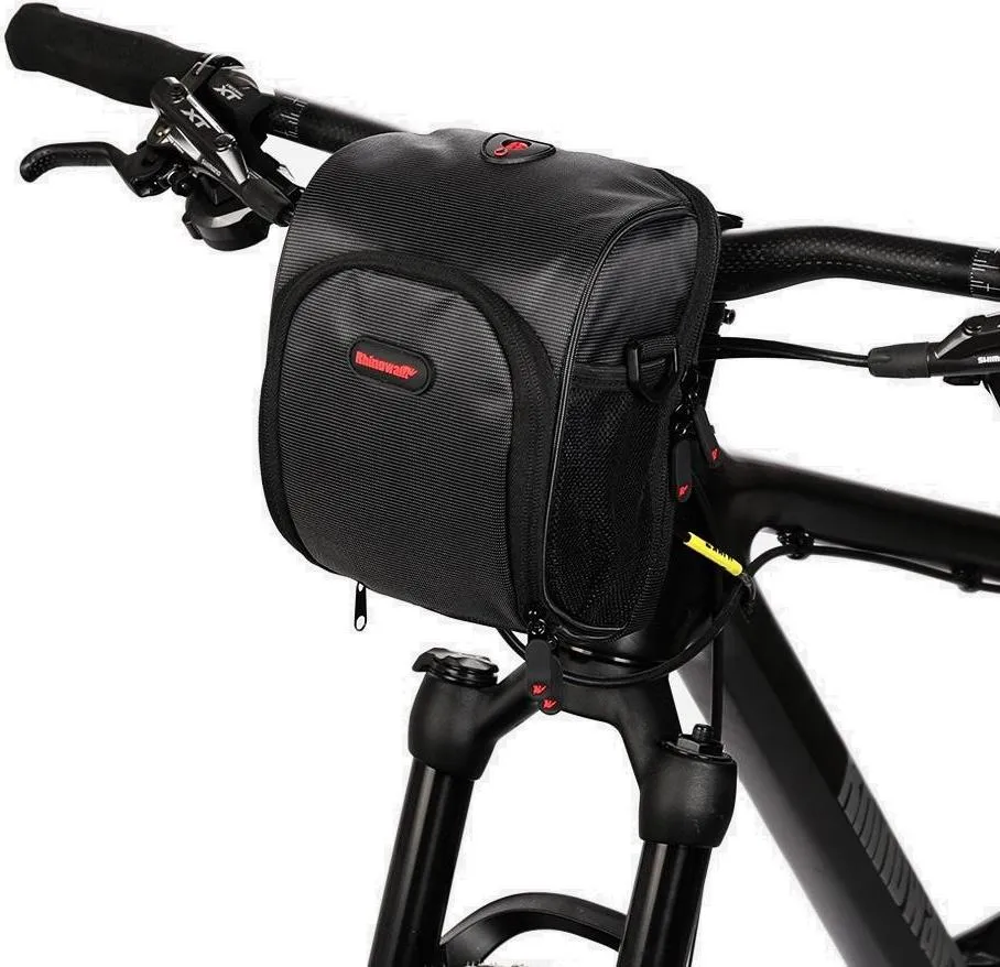 Šport a outdoor | Cyklistika | Cyklodoplnky | Tašky - Rhinowalk Taška na bicykel – TF910 na riadidlá čierna Šport a outdoor | Cyklistika | Cyklodoplnky | Tašky - Rhinowalk Taška na bicykel – TF910 na riadidlá čierna