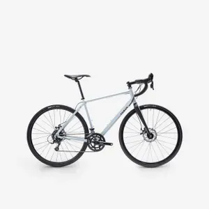 Cestný bicykel - Cestný bicykel RC120 s kotúčovými brzdami sivý Cestný bicykel - Cestný bicykel RC120 s kotúčovými brzdami sivý