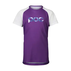 POC Cyklistický dres s krátkym rukávom - ESSENTIAL MTB - fialová/biela POC Cyklistický dres s krátkym rukávom - ESSENTIAL MTB - fialová/biela