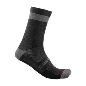 CASTELLI Cyklistické ponožky klasické - ALPHA 18 - čierna CASTELLI Cyklistické ponožky klasické - ALPHA 18 - čierna