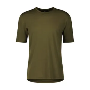 SCOTT Cyklistické tričko s krátkym rukávom - COMMUTER MERINO - hnedá SCOTT Cyklistické tričko s krátkym rukávom - COMMUTER MERINO - hnedá