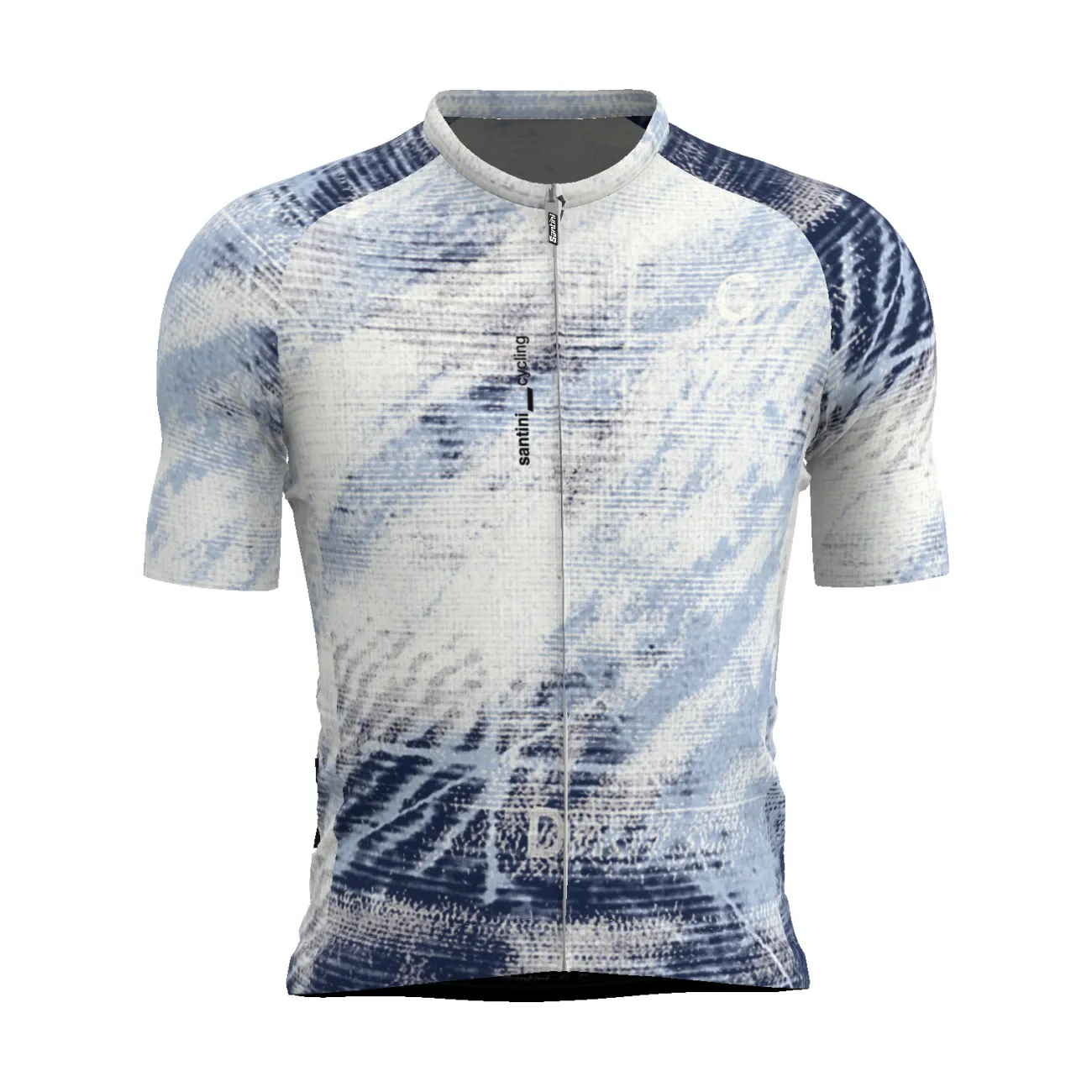 SANTINI Cyklistický dres s krátkym rukávom - MOTION - modrá SANTINI Cyklistický dres s krátkym rukávom - MOTION - modrá
