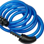 Šport a outdoor | Cyklistika | Cyklodoplnky | Zámky - Richter Czech RL.567.8x1800.MOD oceľový kódový lankový zámok, 8 × 1800 mm Šport a outdoor | Cyklistika | Cyklodoplnky | Zámky - Richter Czech RL.567.8x1800.MOD oceľový kódový lankový zámok, 8 × 1800 mm