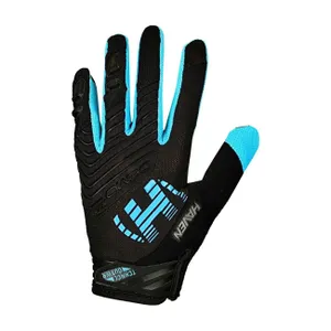 HAVEN Cyklistické rukavice dlhoprsté - DEMO NEO LONG - čierna/modrá HAVEN Cyklistické rukavice dlhoprsté - DEMO NEO LONG - čierna/modrá
