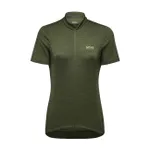 GORE Cyklistický dres s krátkym rukávom - C3 WMN - zelená GORE Cyklistický dres s krátkym rukávom - C3 WMN - zelená