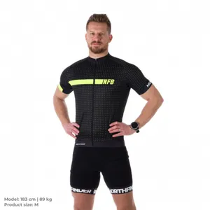 Pánsky cyklistický dres s krátkym rukávom NORTHFINDER GERARDO Black 273 Pánsky cyklistický dres s krátkym rukávom NORTHFINDER GERARDO Black 273