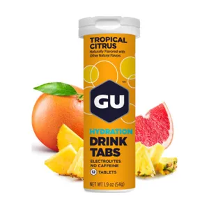 GU nápoj - HYDRATION DRINK TABS 54 g TROPICAL CITRUS GU nápoj - HYDRATION DRINK TABS 54 g TROPICAL CITRUS