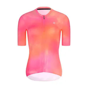 RIVANELLE Cyklistický dres s krátkym rukávom - COSMA - oranžová/ružová RIVANELLE Cyklistický dres s krátkym rukávom - COSMA - oranžová/ružová