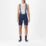 CASTELLI Cyklistické nohavice krátke s trakmi - PREMIO BLACK - modrá CASTELLI Cyklistické nohavice krátke s trakmi - PREMIO BLACK - modrá