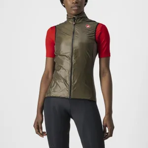 CASTELLI Cyklistická vesta - ARIA W VEST - zelená CASTELLI Cyklistická vesta - ARIA W VEST - zelená