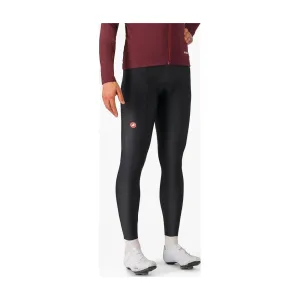 CASTELLI Cyklistické nohavice dlhé s trakmi - ESPRESSO - čierna CASTELLI Cyklistické nohavice dlhé s trakmi - ESPRESSO - čierna