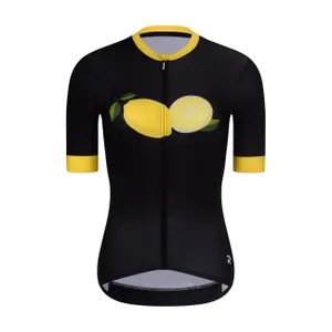 RIVANELLE Cyklistický dres s krátkym rukávom - FRUIT LADY - žltá/čierna RIVANELLE Cyklistický dres s krátkym rukávom - FRUIT LADY - žltá/čierna
