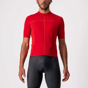 CASTELLI Cyklistický dres s krátkym rukávom - CLASSIFICA - červená CASTELLI Cyklistický dres s krátkym rukávom - CLASSIFICA - červená