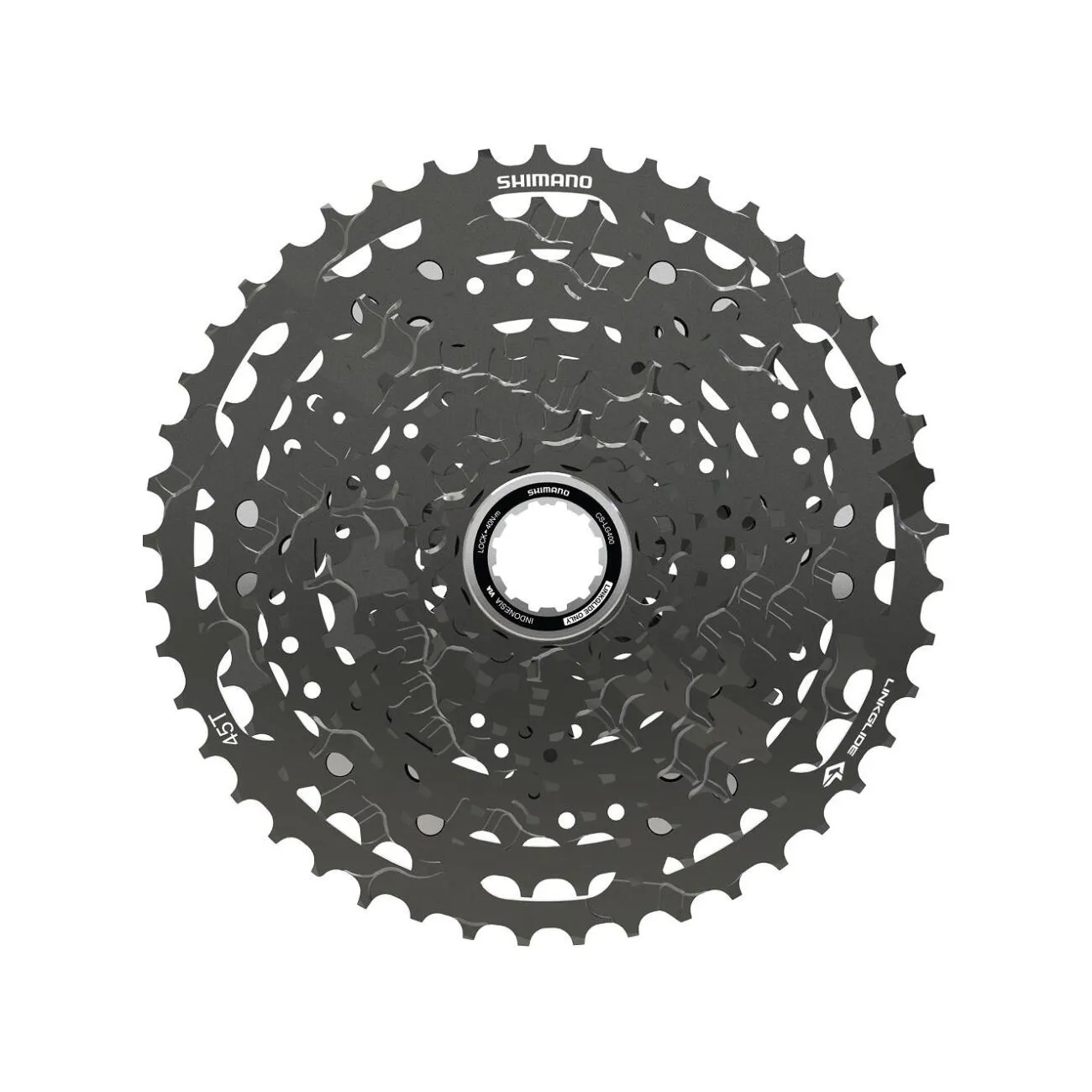 SHIMANO kazeta - CASSETTE LG400 11 11-45 - čierna SHIMANO kazeta - CASSETTE LG400 11 11-45 - čierna