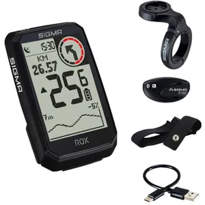 Šport a outdoor | Cyklistika | Cyklocomputery a navigácie | Cyklocomputery - Sigma Rox 4.0 Endurance HR Set čierny Šport a outdoor | Cyklistika | Cyklocomputery a navigácie | Cyklocomputery - Sigma Rox 4.0 Endurance HR Set čierny