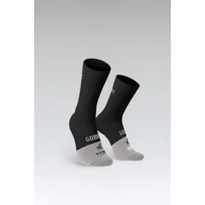 GOBIK Cyklistické ponožky klasické - LIGHTWEIGHT 2.0 - čierna/šedá GOBIK Cyklistické ponožky klasické - LIGHTWEIGHT 2.0 - čierna/šedá