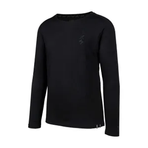 IXS Cyklistický dres s dlhým rukávom letný - FLOW MERINO LS - čierna IXS Cyklistický dres s dlhým rukávom letný - FLOW MERINO LS - čierna
