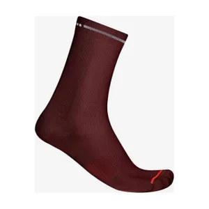 CASTELLI Cyklistické ponožky klasické - PREMIO EVO 18 - bordová CASTELLI Cyklistické ponožky klasické - PREMIO EVO 18 - bordová