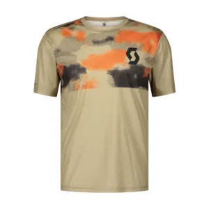 SCOTT Cyklistický dres s krátkym rukávom - TRAIL VERTIC - béžová SCOTT Cyklistický dres s krátkym rukávom - TRAIL VERTIC - béžová