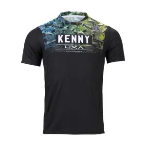 KENNY Cyklistický dres s krátkym rukávom - CHARGER - čierna/viacfarebná KENNY Cyklistický dres s krátkym rukávom - CHARGER - čierna/viacfarebná