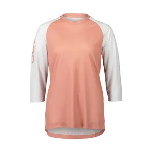POC Cyklistický dres s krátkym rukávom - MTB PURE 3/4 LADY - biela/ružová POC Cyklistický dres s krátkym rukávom - MTB PURE 3/4 LADY - biela/ružová