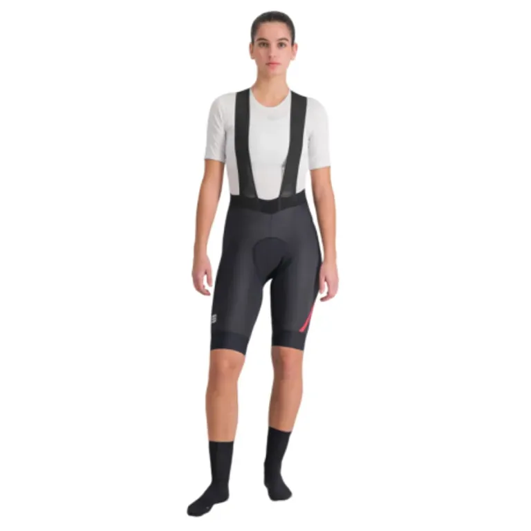 Dámske cyklistické nohavice SPORTFUL Fiandre norain w bibshort, black Dámske cyklistické nohavice SPORTFUL Fiandre norain w bibshort, black