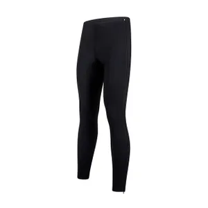 SANTINI Cyklistické nohavice dlhé bez trakov - FULL ZIP - ZIP UP - čierna SANTINI Cyklistické nohavice dlhé bez trakov - FULL ZIP - ZIP UP - čierna