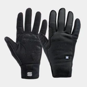SPORTFUL Cyklistické rukavice dlhoprsté - KID ESSENTIAL - čierna SPORTFUL Cyklistické rukavice dlhoprsté - KID ESSENTIAL - čierna