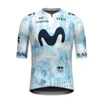 GOBIK Cyklistický dres s krátkym rukávom - INFINITY MOVISTAR TEAM 24 - svetlo modrá/biela GOBIK Cyklistický dres s krátkym rukávom - INFINITY MOVISTAR TEAM 24 - svetlo modrá/biela