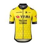 RAPIDGEAR Cyklistický dres s krátkym rukávom - REPLICA VISMA 2025 - žltá RAPIDGEAR Cyklistický dres s krátkym rukávom - REPLICA VISMA 2025 - žltá