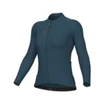 ALÉ Cyklistický dres s dlhým rukávom letný - COLOR BLOCK PRAGMA - modrá ALÉ Cyklistický dres s dlhým rukávom letný - COLOR BLOCK PRAGMA - modrá