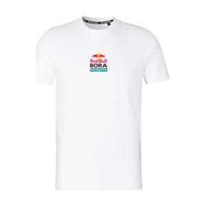 RED BULL Cyklistické tričko s krátkym rukávom - RED BULL BORA HANSGROHE - biela RED BULL Cyklistické tričko s krátkym rukávom - RED BULL BORA HANSGROHE - biela