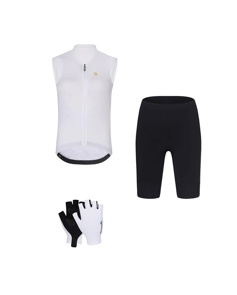 RIVANELLE Cyklistický mega set - PURE - biela/čierna RIVANELLE Cyklistický mega set - PURE - biela/čierna