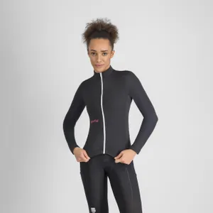SPORTFUL Cyklistický dres s dlhým rukávom zimný - CLASSIC THERMAL - čierna SPORTFUL Cyklistický dres s dlhým rukávom zimný - CLASSIC THERMAL - čierna